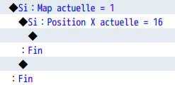 Si map = 1 et X = 16